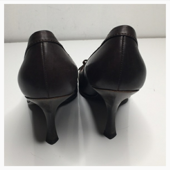vintage brown Chanel Pumps - Picture 7 of 8